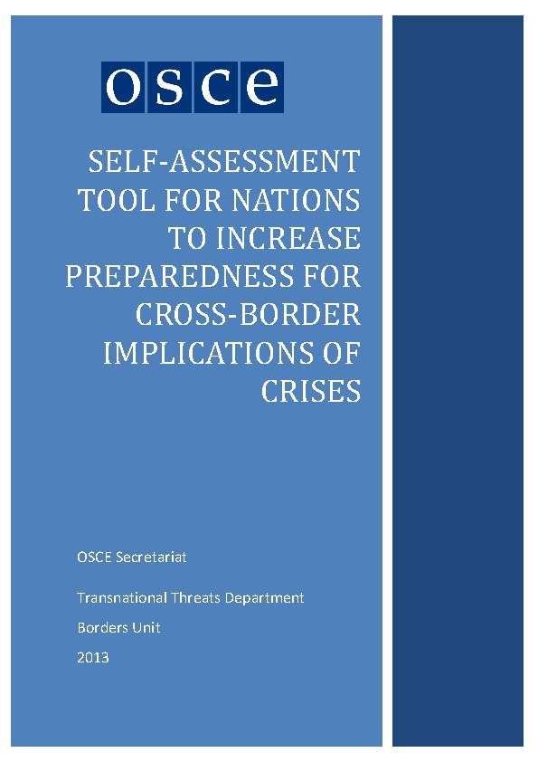 Self-assessment Tool for Nations