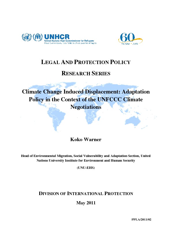 Climate Change Induced Displacement