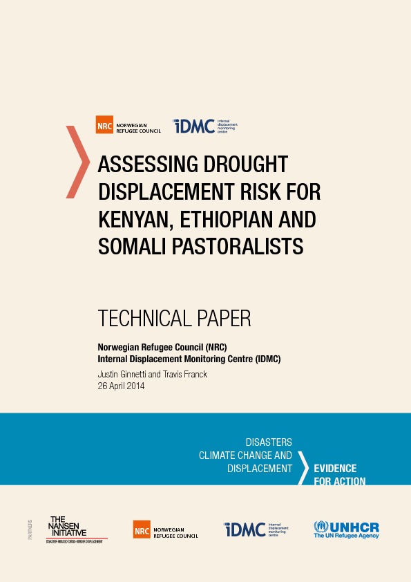 Assessing drought displacement risk for Kenyan, Ethiopian and Somali pastoralists