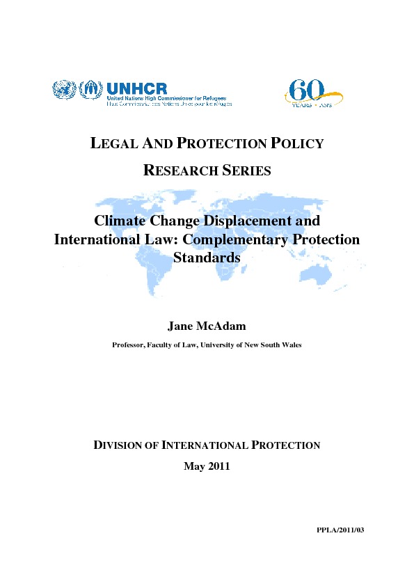 Climate Change Displacement