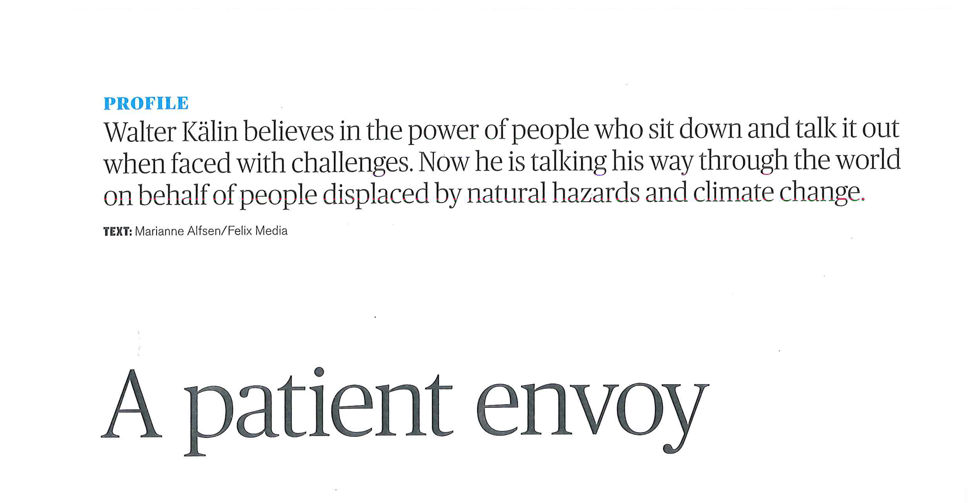 A Patient Envoy