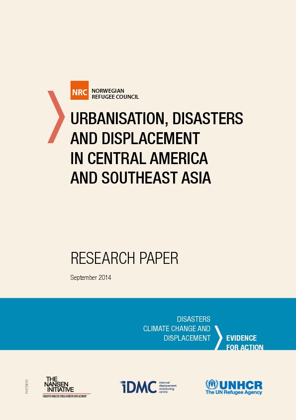 Urbanisation, disasters and displacement in Central America and Southeast Asia