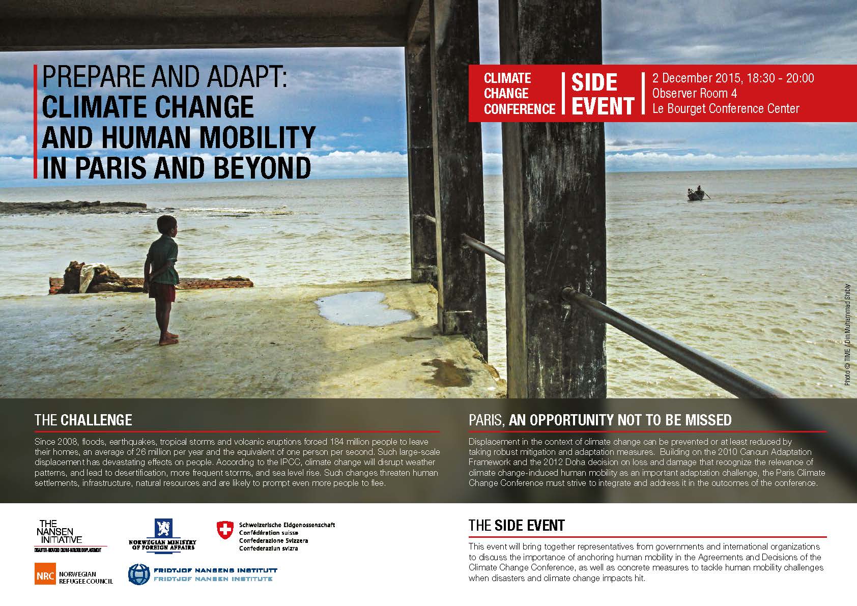 Prepare and Adapt: Climate Change and Human Mobility – in Paris and Beyond