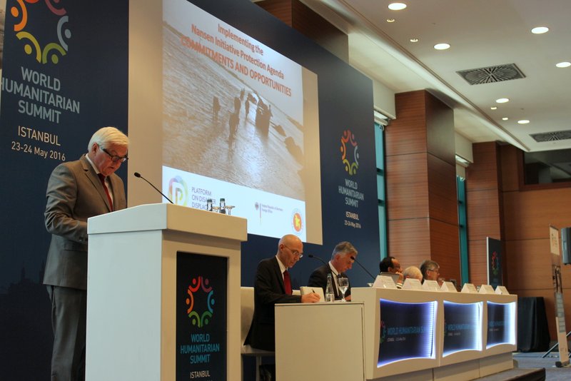 WHS SIDE EVENT – Germany and Bangladesh commit to address the needs of  people displaced across borders  in the context of disasters and climate change