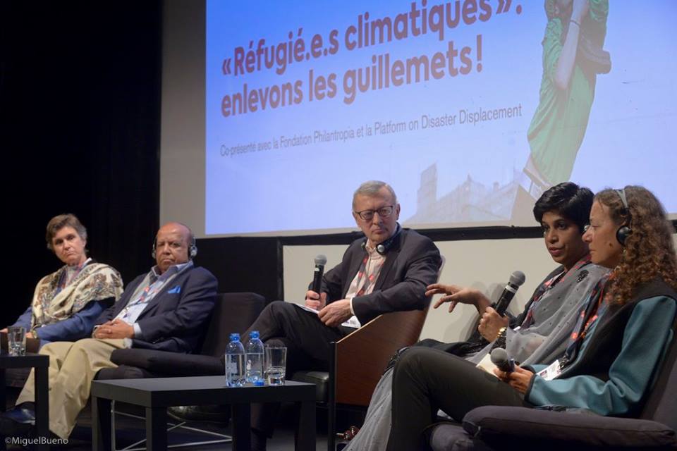 Discussing “climate refugees” at the International Film Festival and Forum on Human Rights