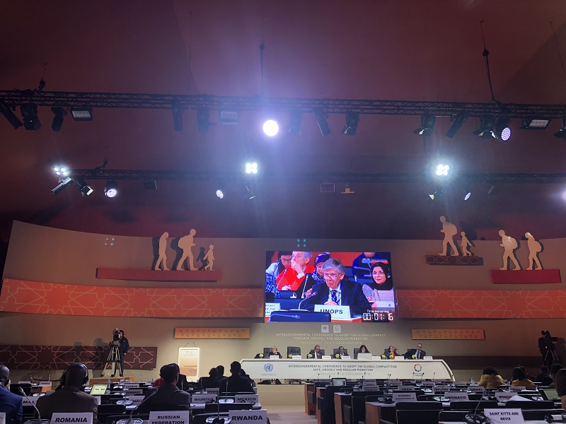 PDD Statement on the occasion of  the Intergovernmental Conference to Adopt the Global Compact for Safe, Orderly and Regular Migration in Marrakesh, Morocco