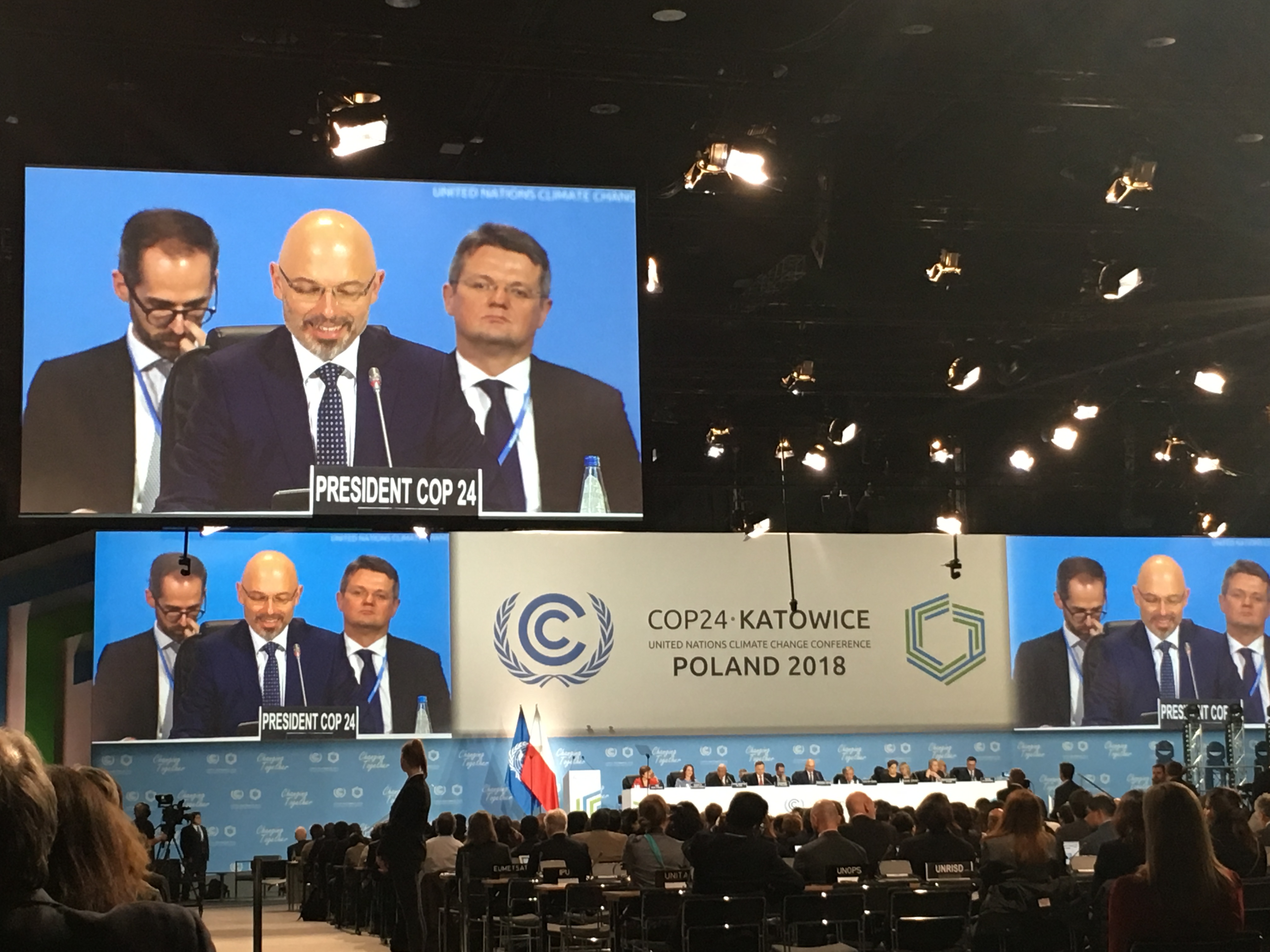 Displacement at the Katowice Climate Change Conference in December 2018 (COP 24)