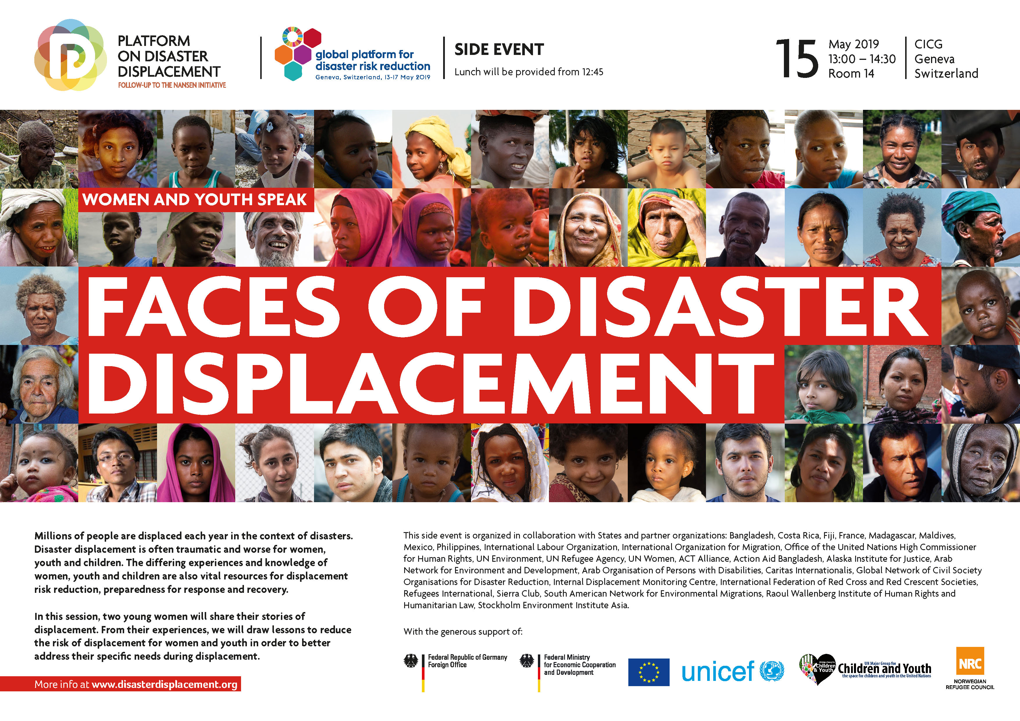 Disaster Displacement at the 2019 Global Platform for Disaster Risk Reduction