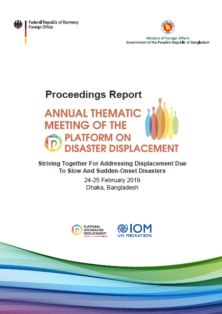 Annual Thematic Meeting of the Platform on Disaster Displacement – Proceedings Report