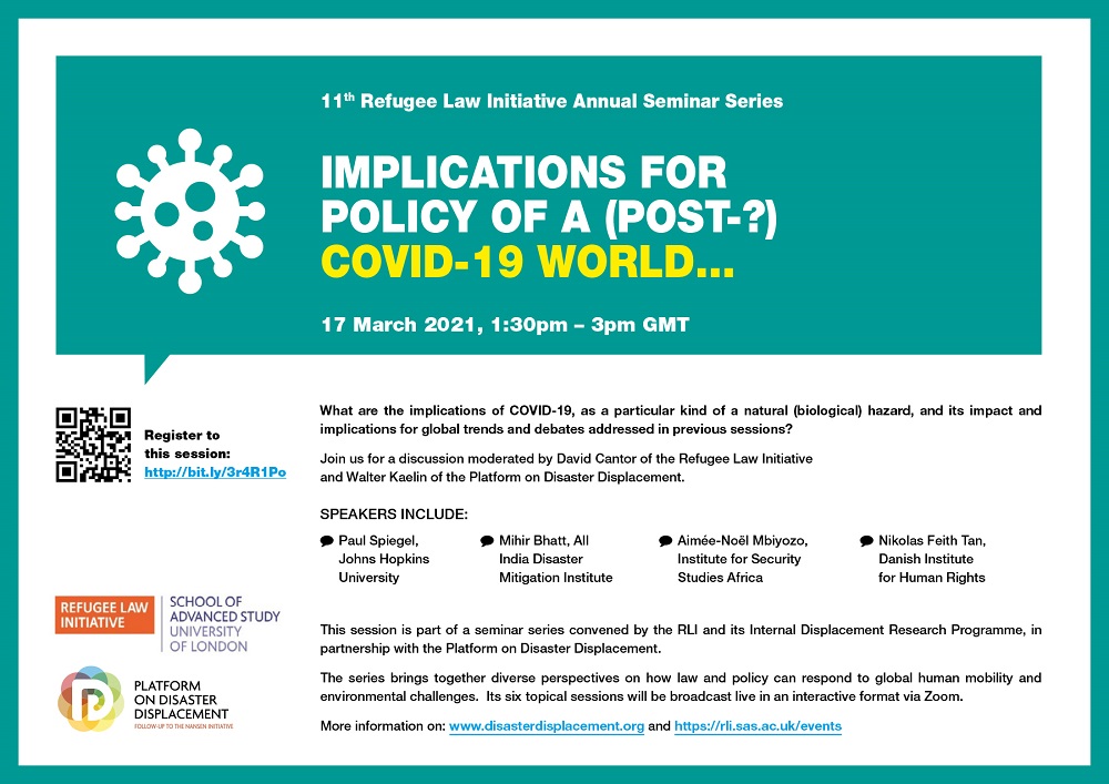 Webinar | Implications for policy of a (post-?) COVID-19 world…