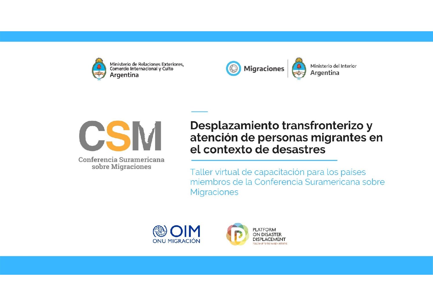 Virtual Event | Training workshop for the South American Conference on Migration