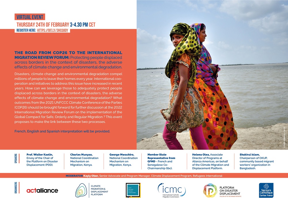 Virtual Event | The Road from COP26 to the International Migration Review Forum