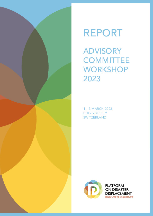 Report – Advisory Committee Workshop 2023